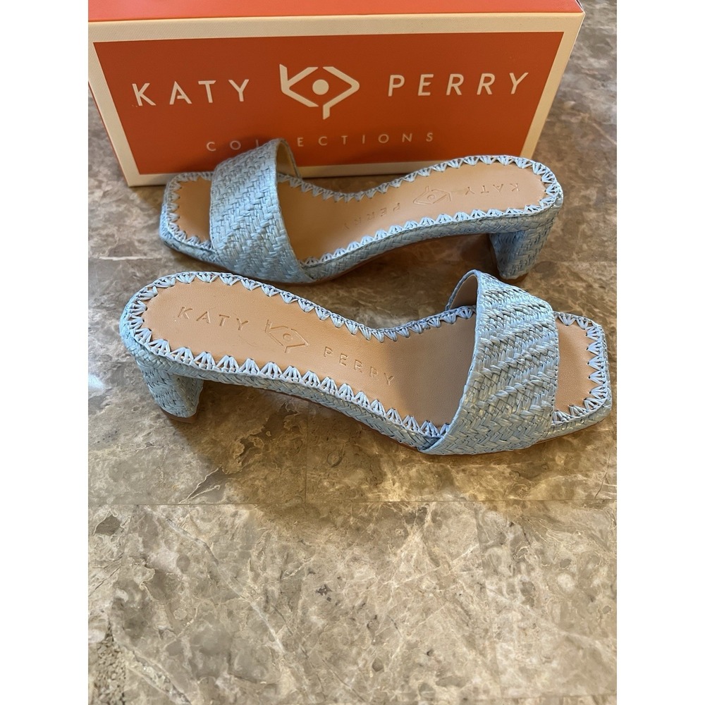 Wandering Sky Blue Slide Women's Size 5.5 NEW Sandal Spring Summer Katy Perry .. - Picture 3 of 6